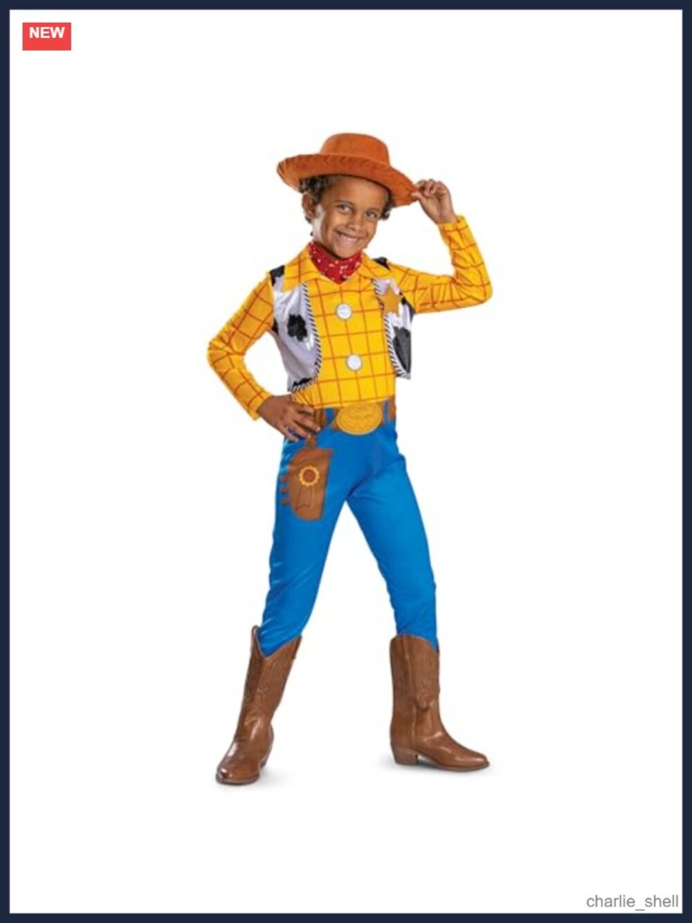 Disney Toy Story Woody Deluxe Boys Halloween Costume Outfit 4-6